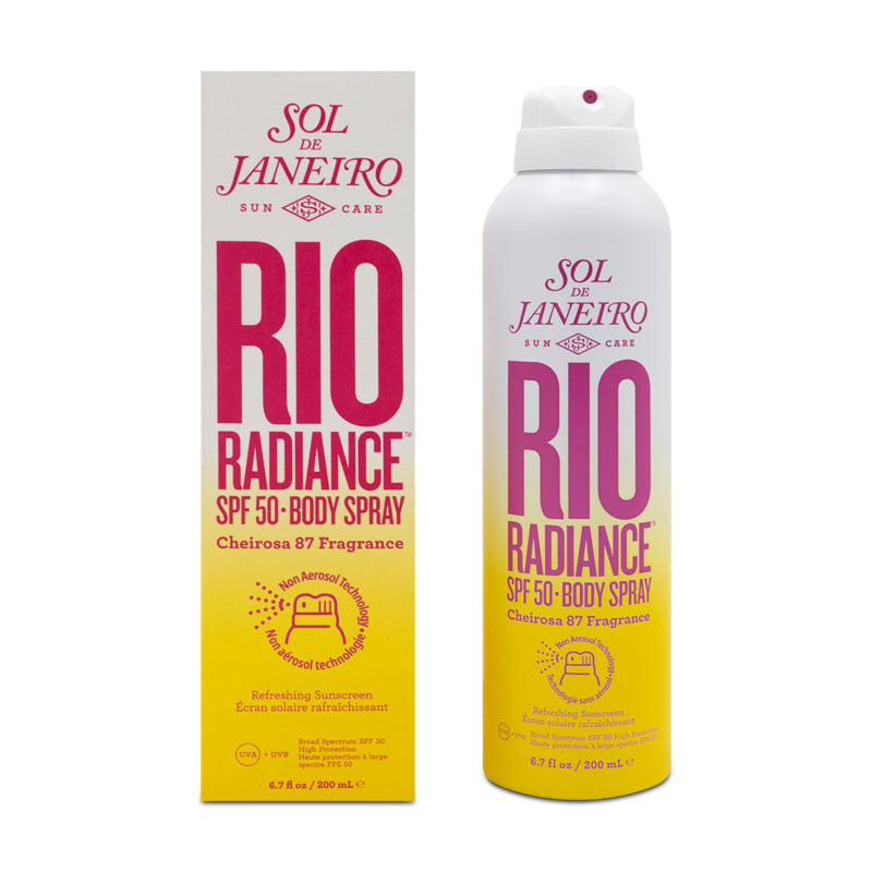 Sol De Janeiro Rio Radiance SPF 50 Body Spray 200ml (Blemished Box)