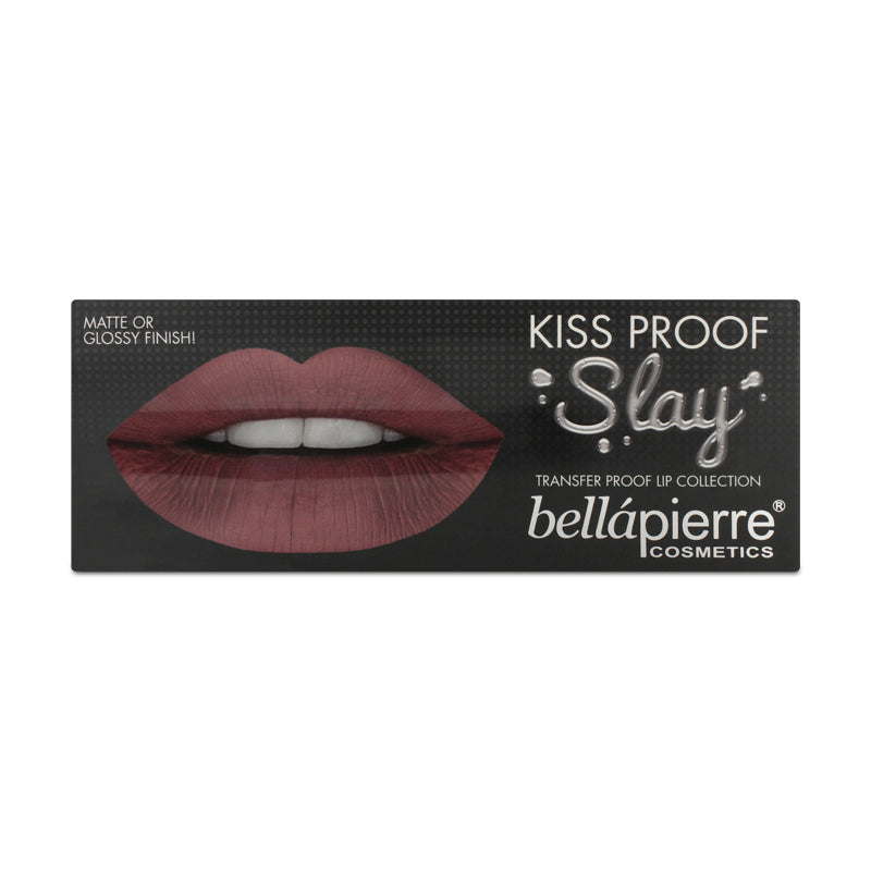 Bellapierre Kiss Proof Slay Lip Kit Lipstick Lipliner & Gloss (Blemished Box)