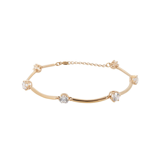 Swarovski Constella Bangle White, Rose-gold Tone Plated Bracelet