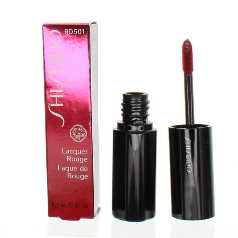 Shiseido Lacquer Rouge Lipstick RD501 Red