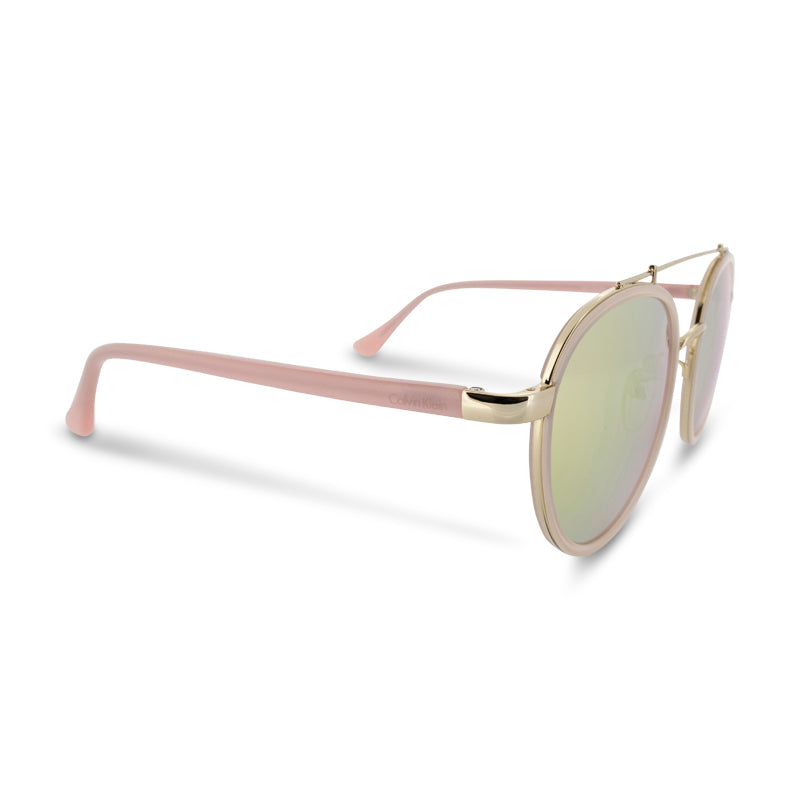 Calvin Klein Rose Pink Mirror Sunglasses CK1225SK