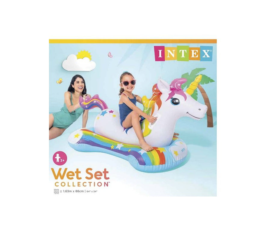 Intex Unicorn Ride On Inflatable Swimming Pool Toy Float