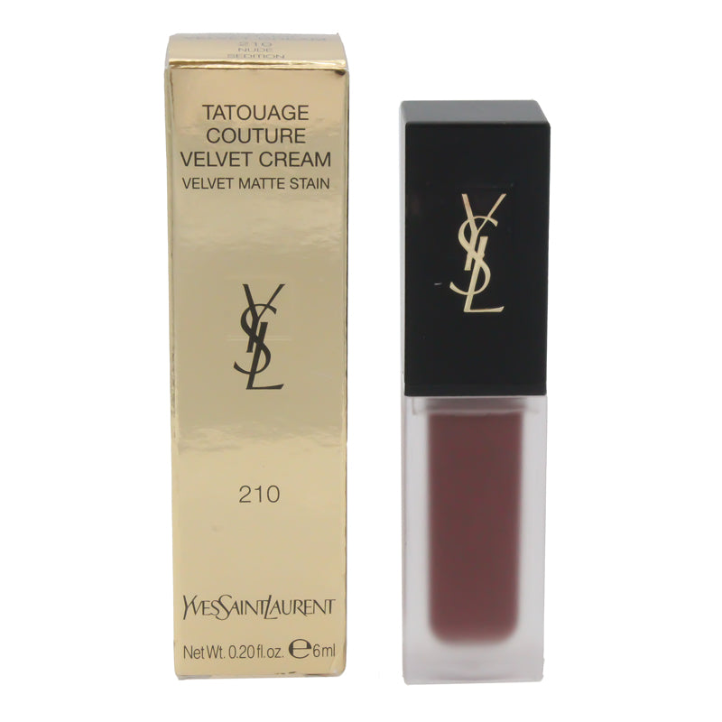 YSL Tatouage Couture Brown Liquid Lipstick Stain 210 Nude Sedition