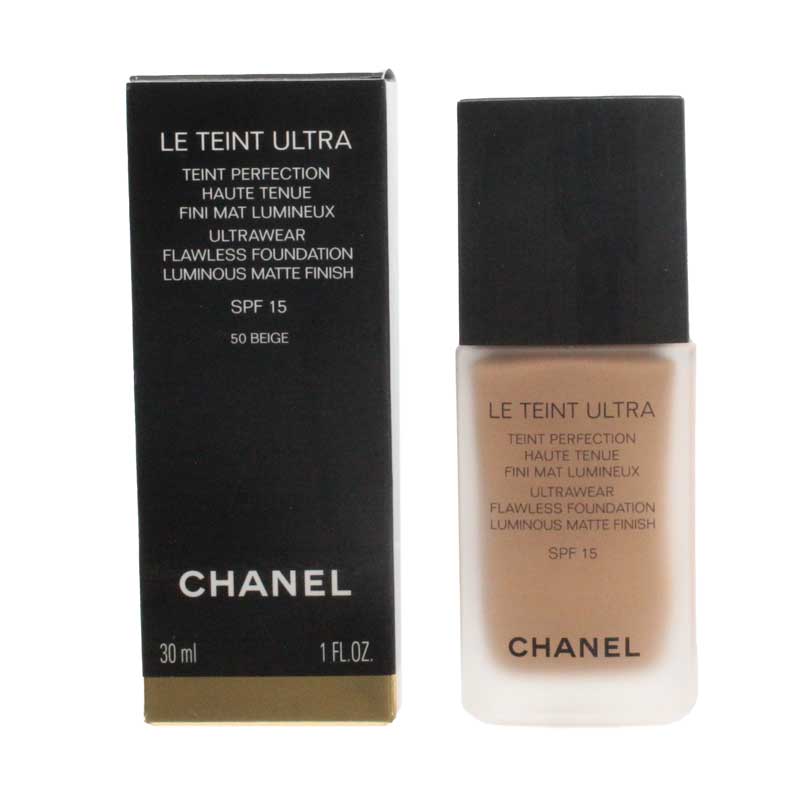 Chanel Le Teint Ultra Luminous Matte Foundation 50 Beige SPF 15 30ml