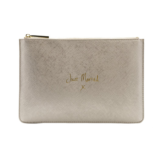 Katie Loxton Just Married Cosmetic Bag Gold 