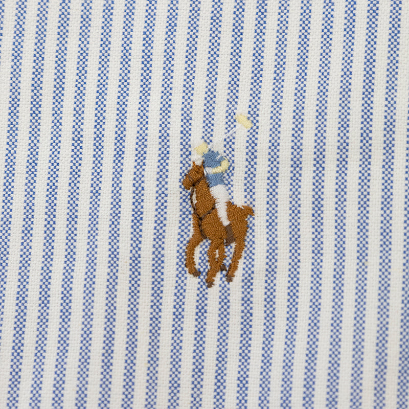 Ralph Lauren Polo Custom Fit Oxford Shirt Blue/White Men's