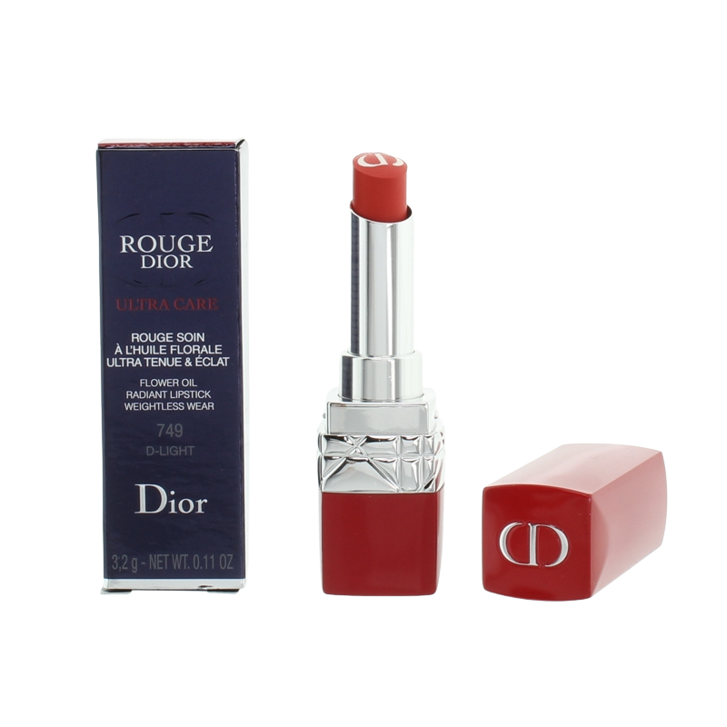 Dior Rouge Ultra Care Peachy Nude Lipstick 749 D-Light