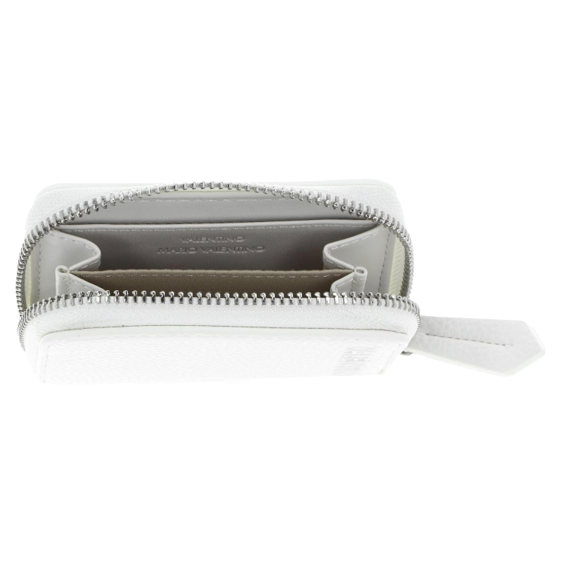 Mario Valentino Soho Zip Around Small White Purse Women's