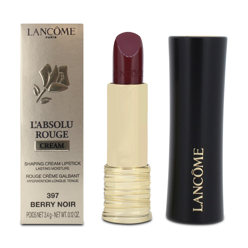 Lancome L'Absolu Red Lipstick Rouge Cream 397 Berry Noir