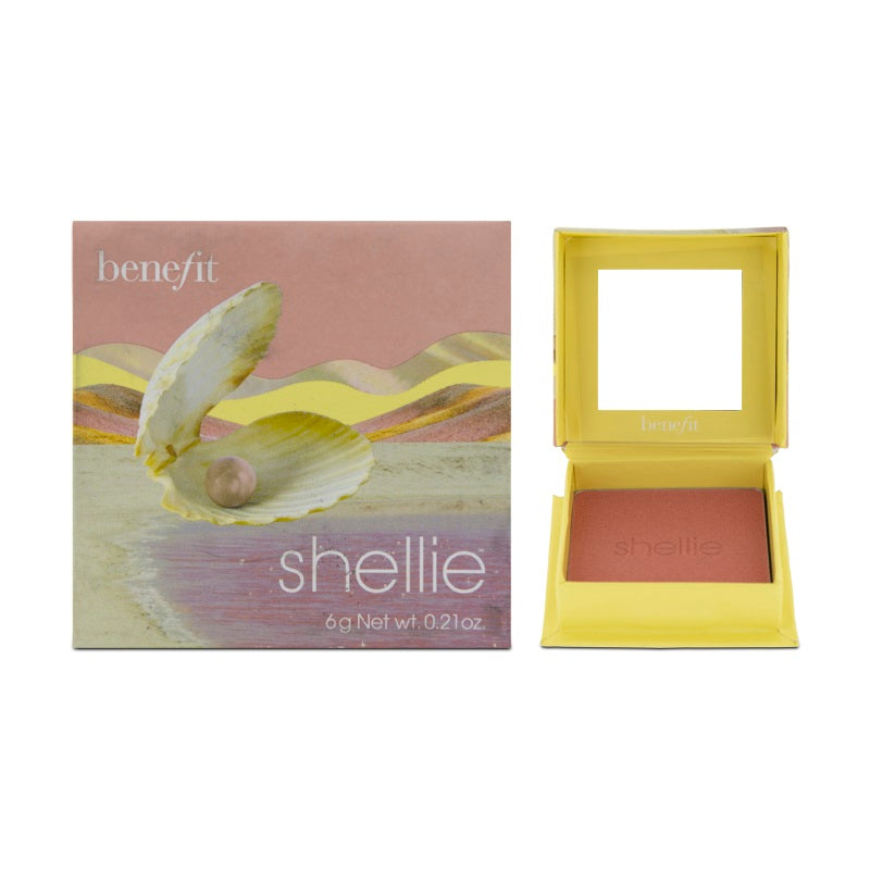 Benefit Shellie Warm Seashell-Pink Blush 6g - Full Size with (Blemished Box)