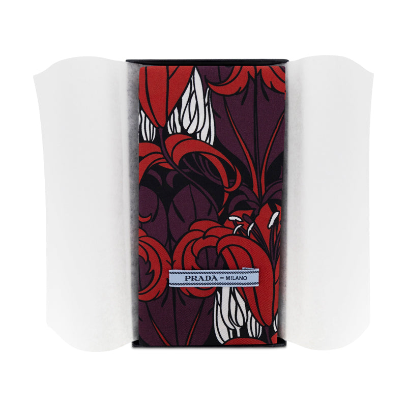 Prada Heat Wave Textile Pouch