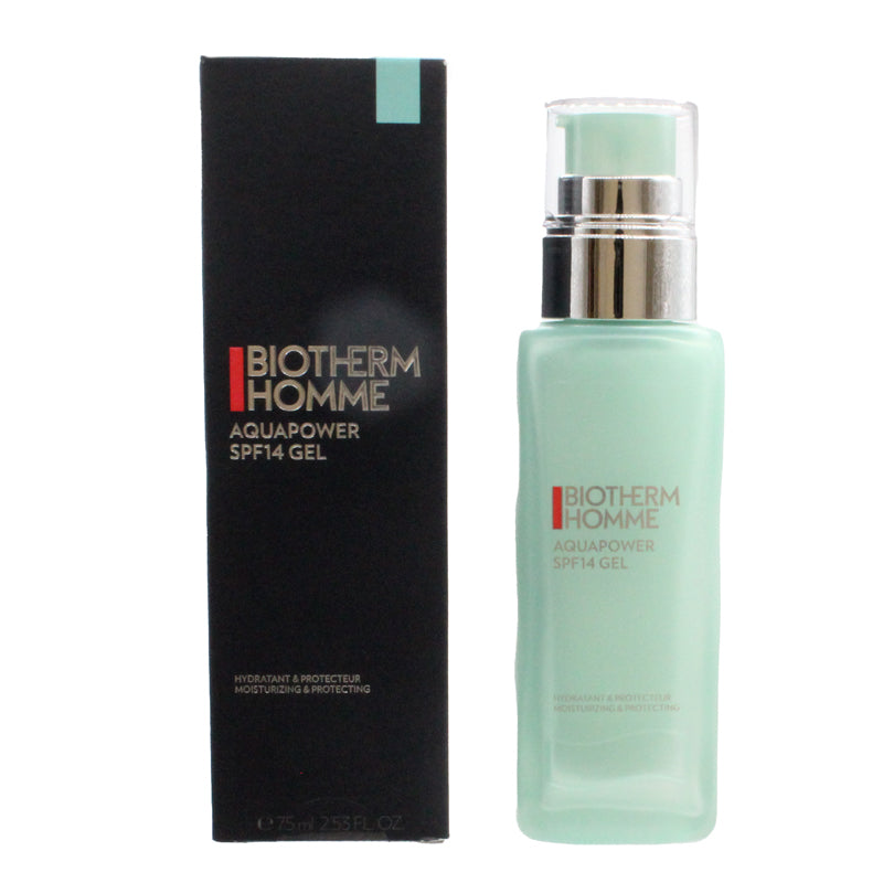 Biotherm Homme Aquapower SPF14 Gel Moisturiser 75ml