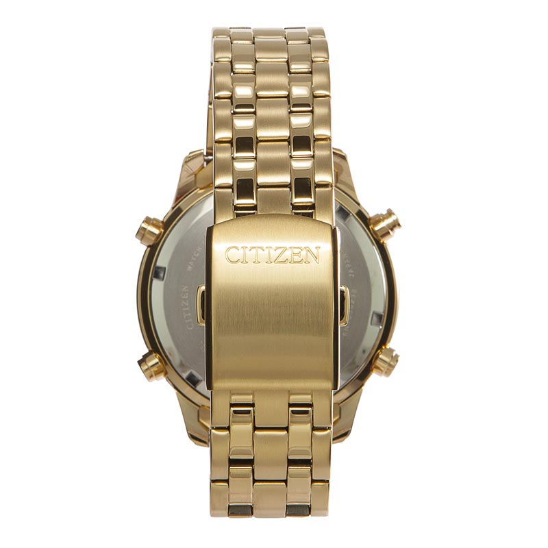 Citizen Men's Chronograph Gold Plated Watch A13882-50P