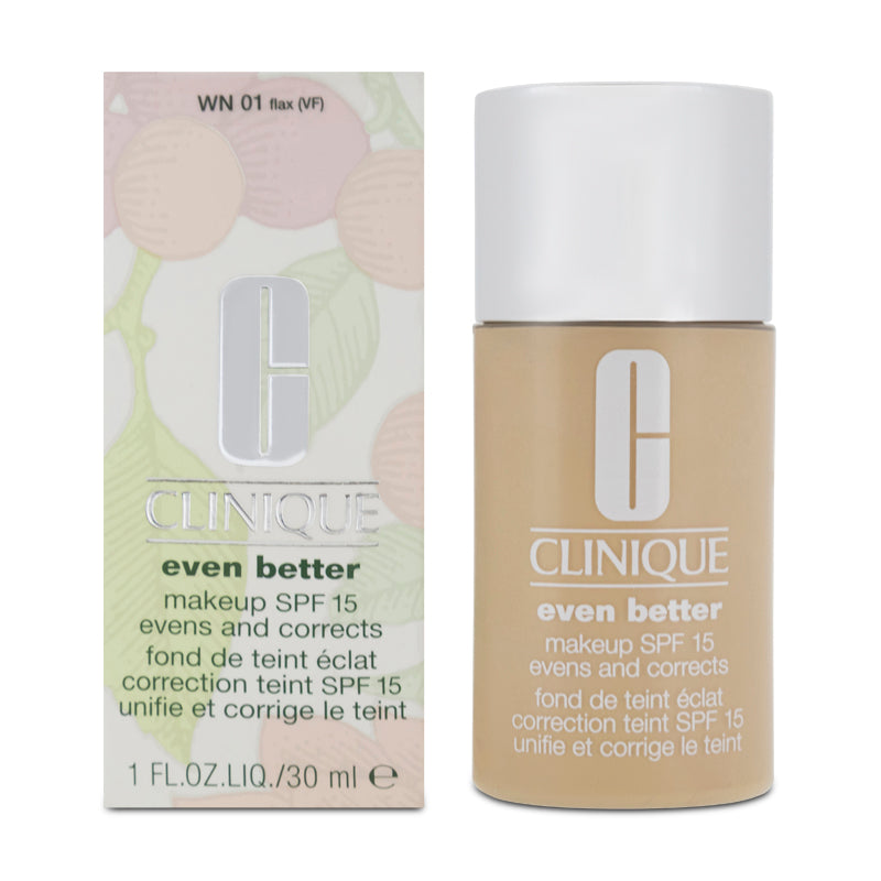 Clinique Even Better Foundation SPF 15 WN 01 Flax 30ml (Blemished Box)