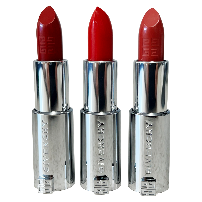 Givenchy Trio Le Rouge Interdit Intense Silk Lipstick Set x3