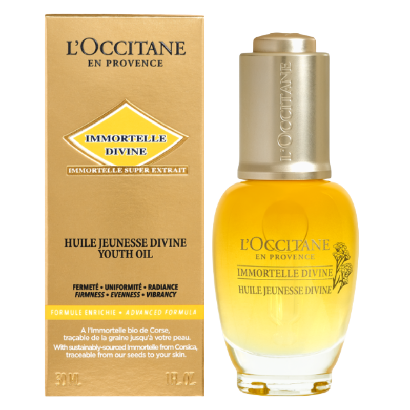 L'Occitane Immortelle Divine Youth Oil 30ml (Blemished Box)