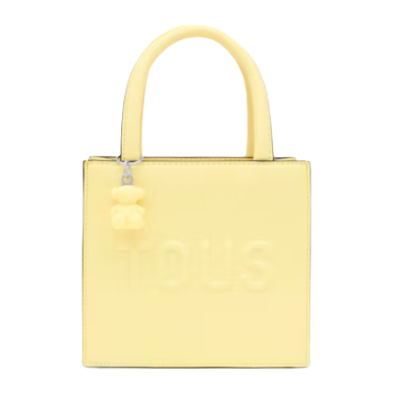Tous Brenda Mini Cube Yellow Handbag