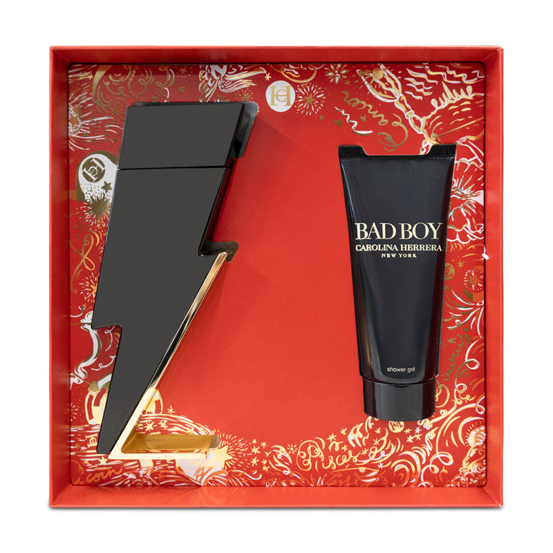 Carolina Herrera Bad Boy 100ml EDT & 100ml Shower Gel Gift Set
