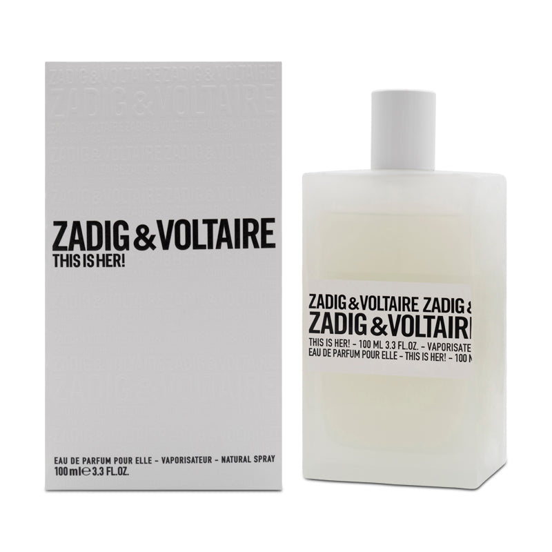 Zadig & Voltaire This is Her! 100ml Eau De Parfum (Blemished Box)