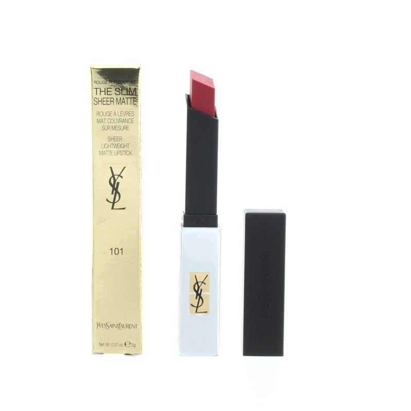 YSL The Slim Sheer Matte Lipstick - 101 Rouge Libre Red