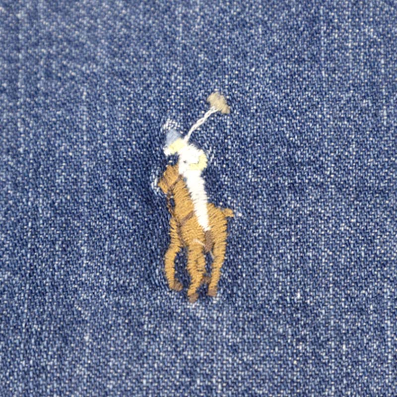 Ralph Lauren Polo Slim Fit Denim Shirt Blue Women's