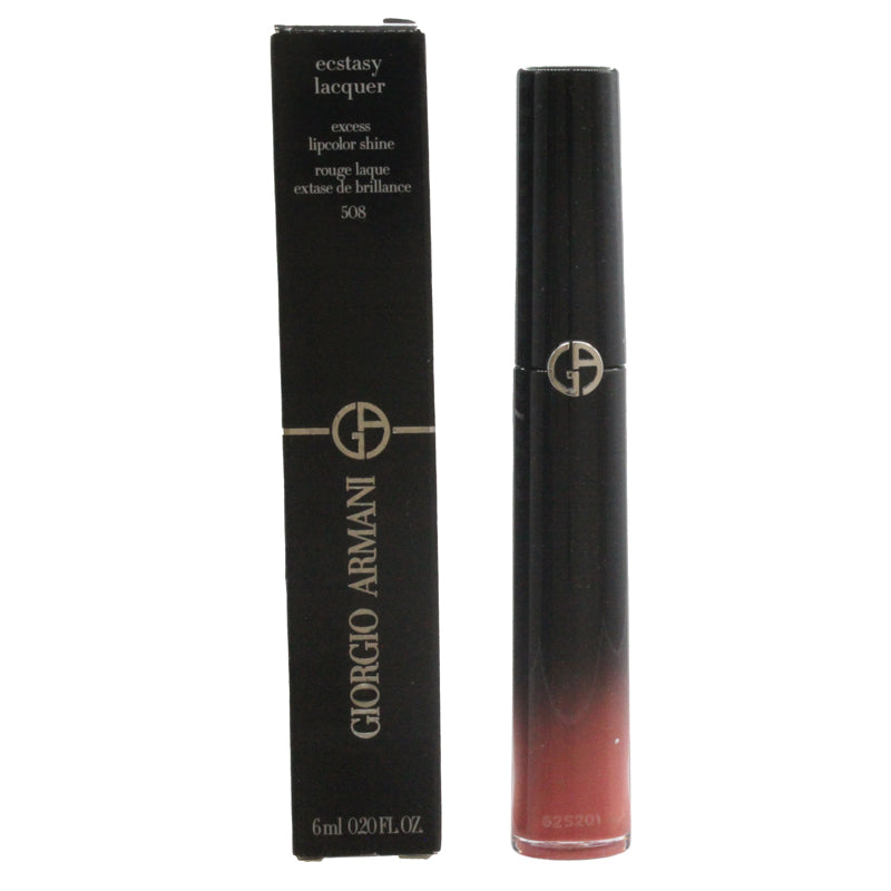 Giorgio Armani Ecstasy Lacquer 508 Daybreak Pink Liquid Lipstick