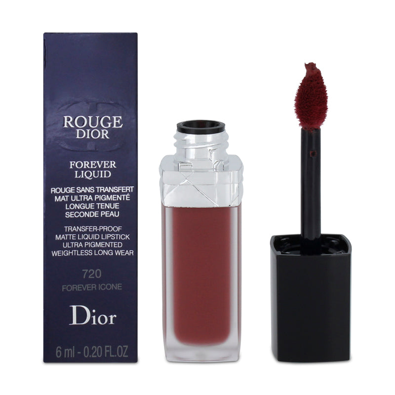 Dior Rouge Forever 720 Forever Icone Neutral Red Liquid Lipstick