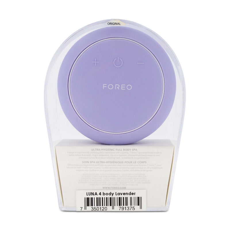 Foreo Luna 4 Body T-Sonic Massaging Body Brush Lavender Purple