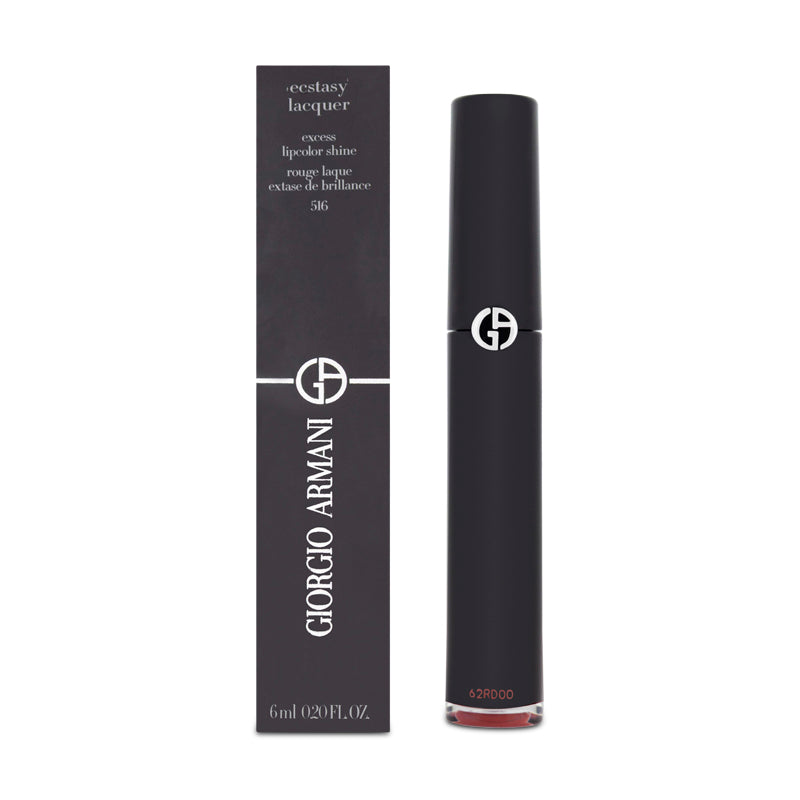 Giorgio Armani Ecstasy Lacquer Lipstick, Shade 516 Flashlight Pink