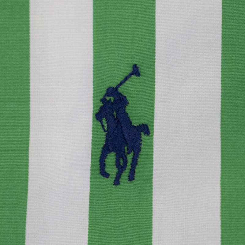 Ralph Lauren Polo Striped Shirt Green/White Women's