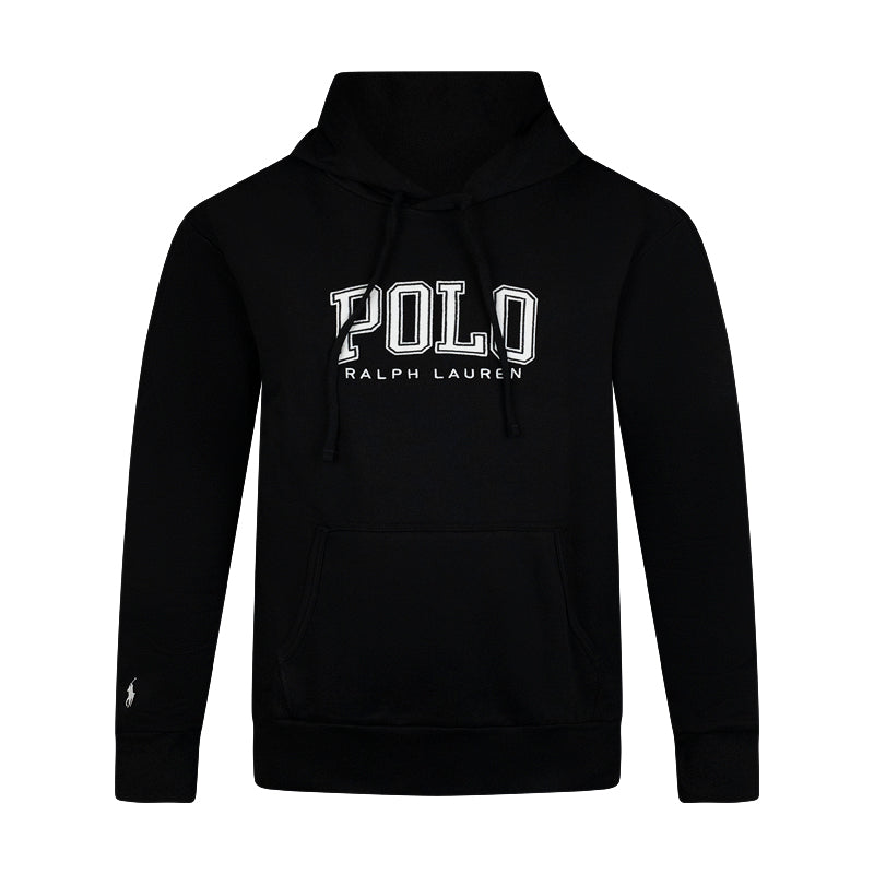 Black Polo Hoodie top