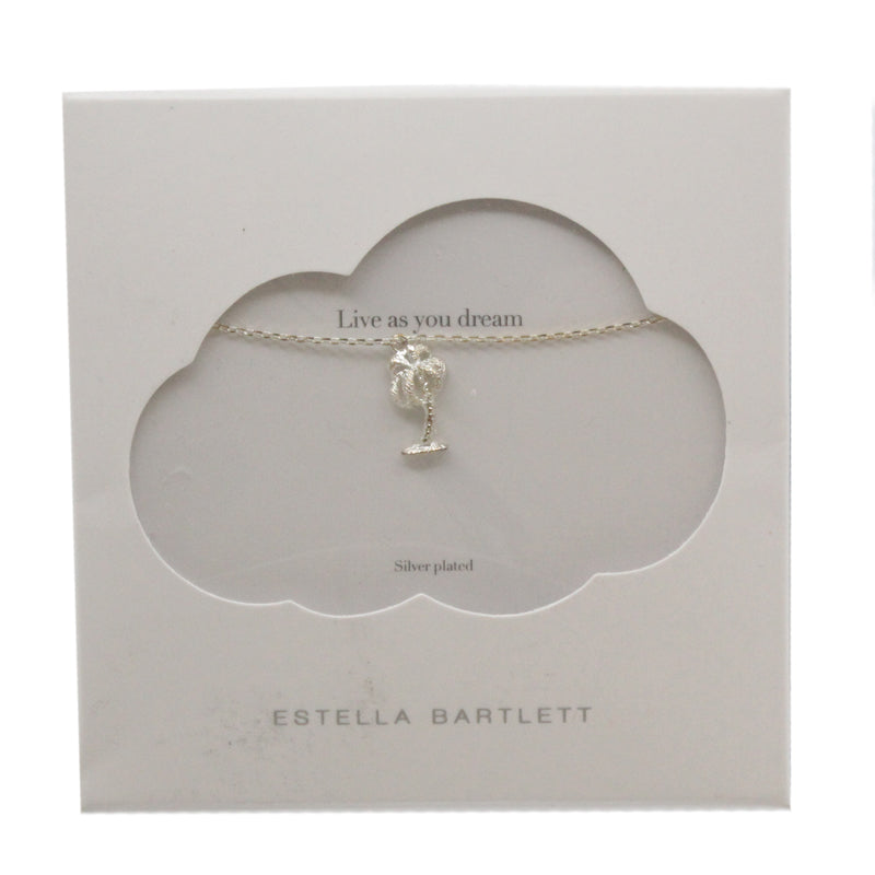 Estella Bartlett Live As You Dream Silver Plated Necklace 