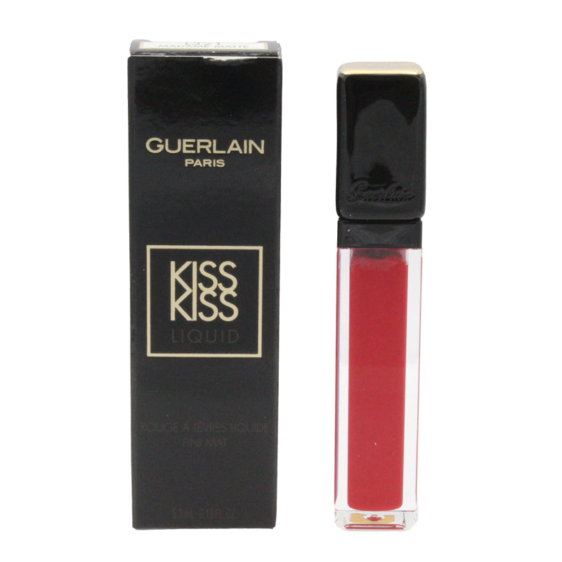 Guerlain Kiss Kiss Red Liquid Lipstick L321 Madame Matte