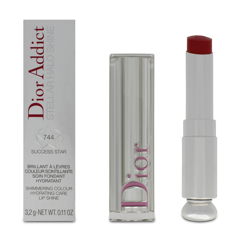 Dior Addict Stellar Halo Shine Lipstick 744 Success Star Coral Pink
