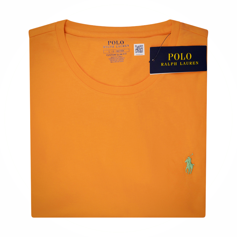 Ralph Lauren Polo Custom Slim Fit T-Shirt Orange