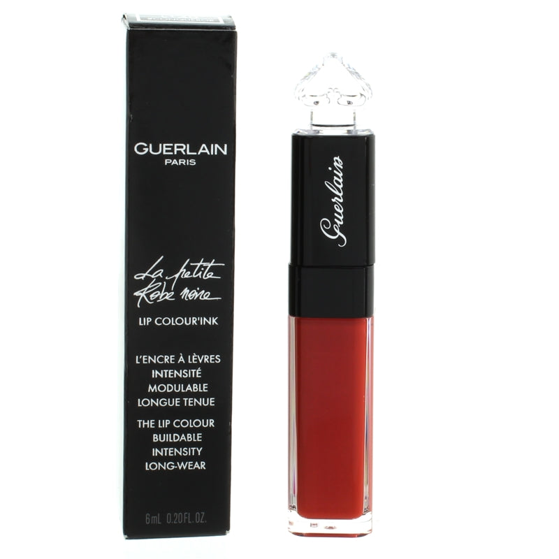 Guerlain La Petite Robe Noire Red Liquid Lipstick L140 Conqueror Shade