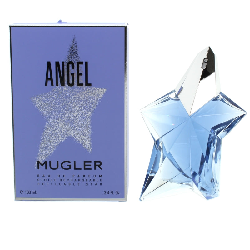 Mugler Angel 100ml Eau De Parfum Refillable Star (Blemished Box)