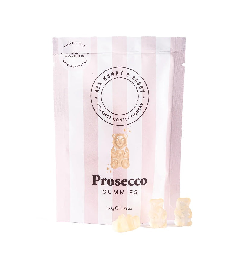 Ask Mummy & Daddy Prosecco Gummies Sweets 50g