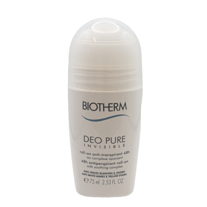 Biotherm Deo Pure Invisible 48h Antiperspirant Roll-on Deodorant 40ml Alcohol Free