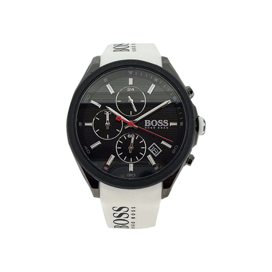 Hugo Boss Velocity Men's Watch Chronograph White Strap 1513718