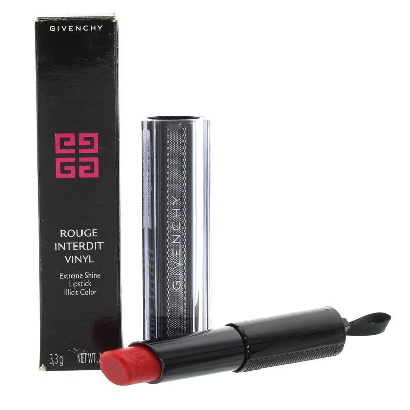 Givenchy Rouge Interdit Vinyl Red Lipstick 11 Rouge Rebelle