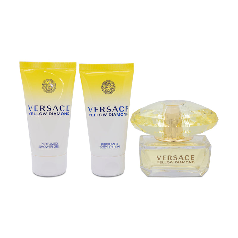 Versace Yellow Diamond 50ml Eau De Toilette Perfume Gift Set