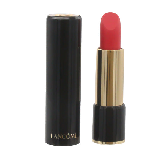 Lancome L'Absolu Rouge Matte Coral Lipstick 186 Idole (Blemished Box)