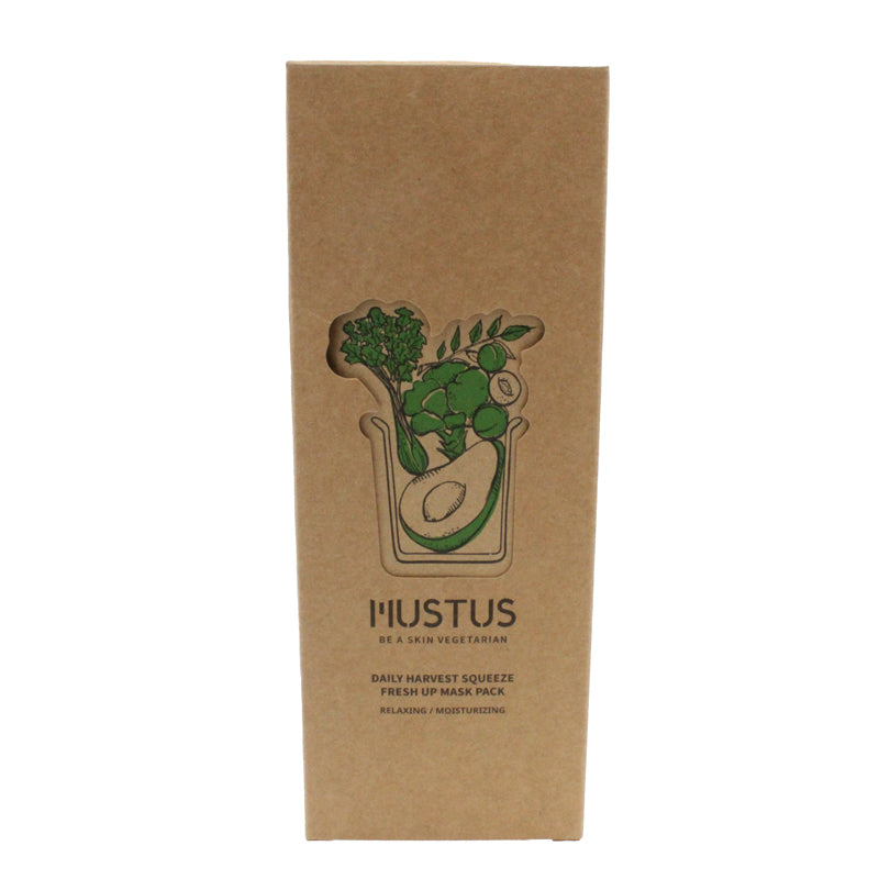 Mustus Daily Harvest Squeeze Fresh Up Face Mask Pack x5