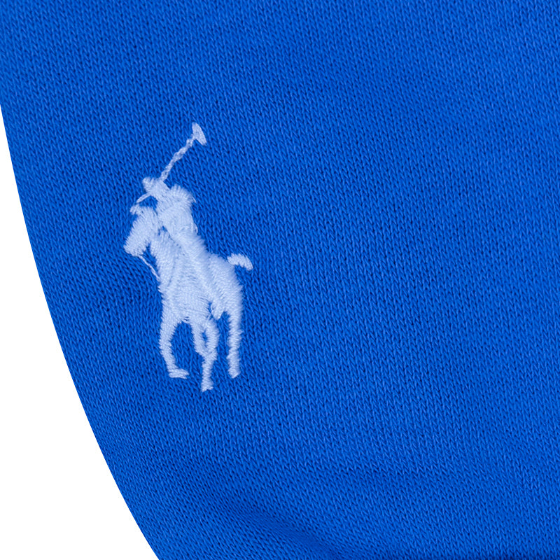 Ralph Lauren Polo Logo Fleece Hoodie Blue Men's