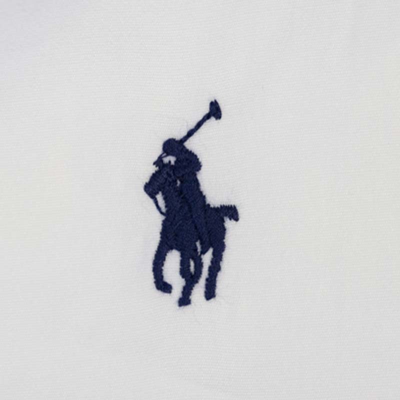 Ralph Lauren Polo Logo Cotton Shirt White Women's