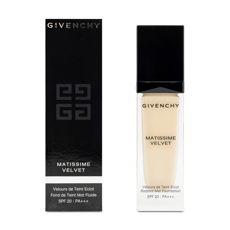 Givenchy Matissime Velvet Radiant Matte Foundation 00 Mat Ivory (Blemished Box)