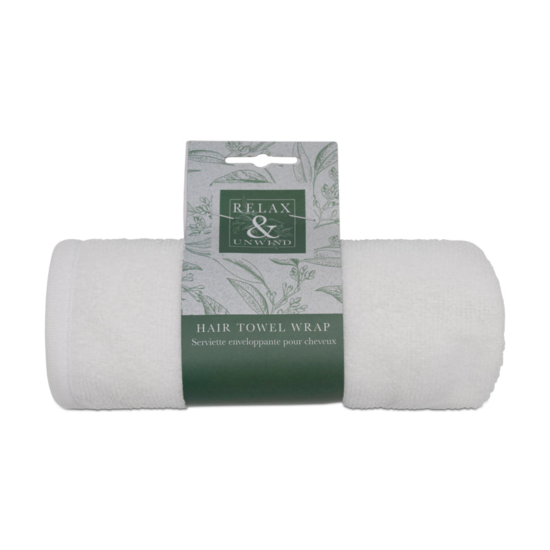 Relax & Unwind Hair Drying Towel Wrap