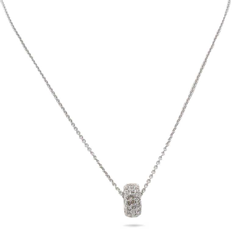 Swarovski Stone Collection Silver Pendant Necklace