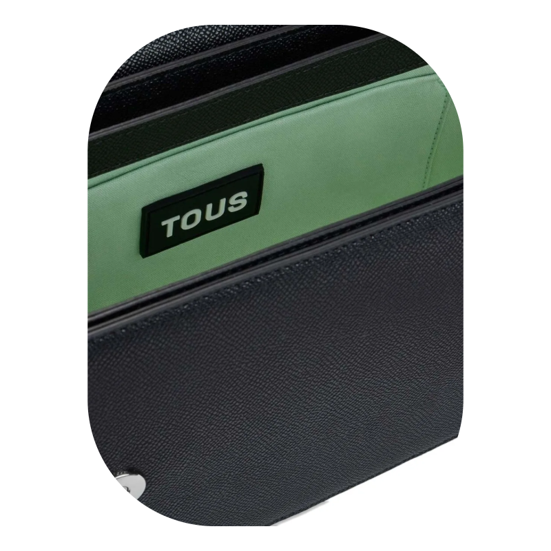 Tous Brenda Medium Black Crossbody Bag